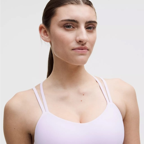 NWT Lululemon Like a Cloud Lavender Longline Bra Size 10 - Picture 2 of 9